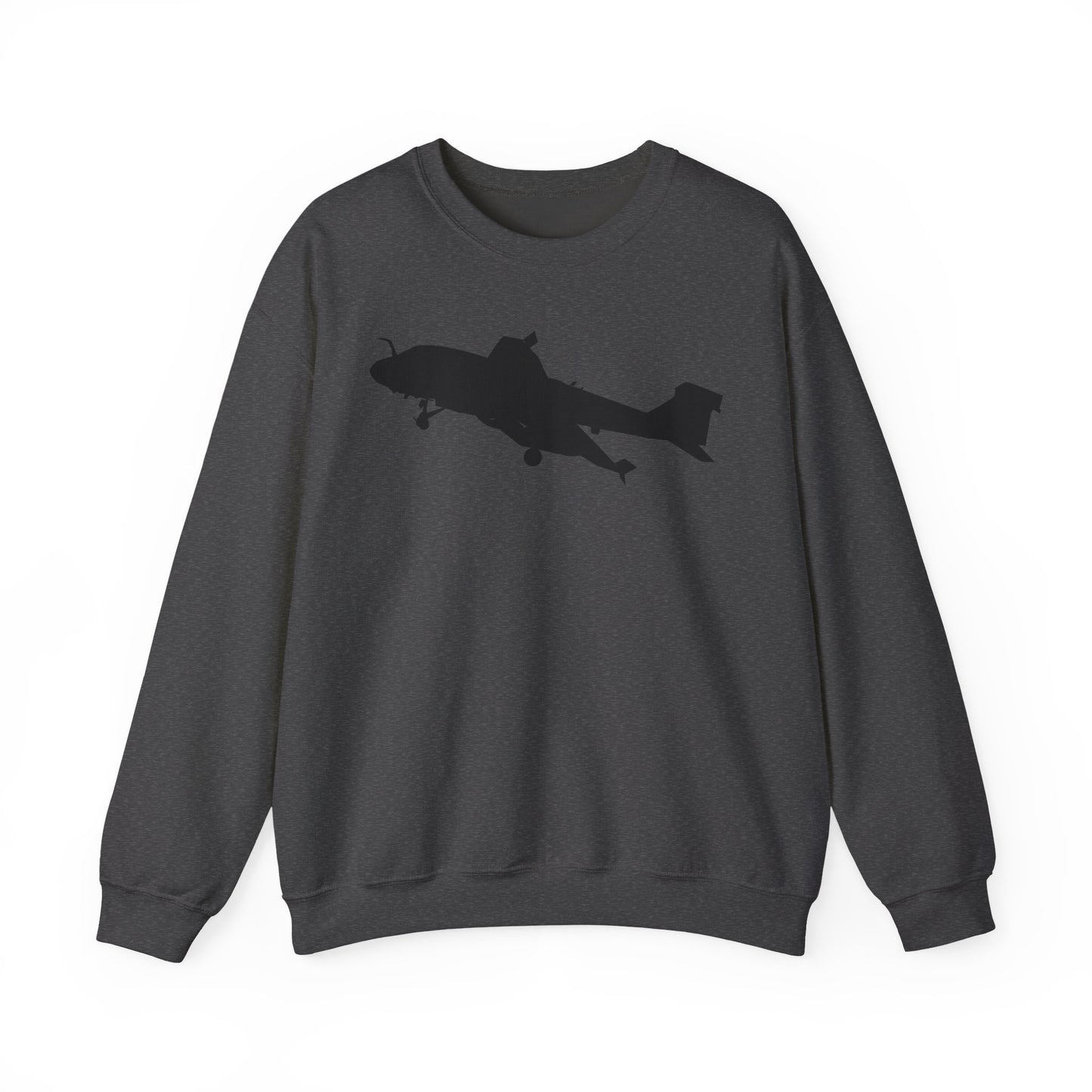 Crewneck Sweatshirt - Aircraft - Navy - A-6A Intruder - Silhouette X 300