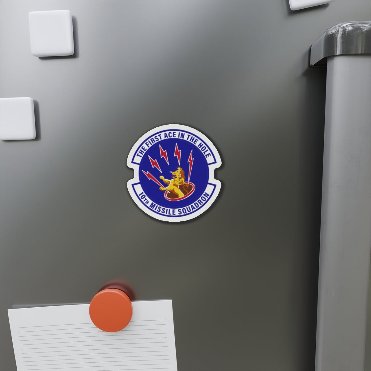 Die-Cut Magnet - USAF - 10th Missile Squadron wo txt