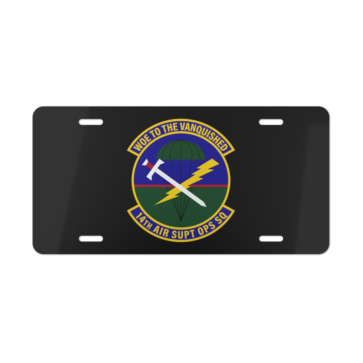 License Plate - USAF - 14th Air Support Operations Squadron wo txt