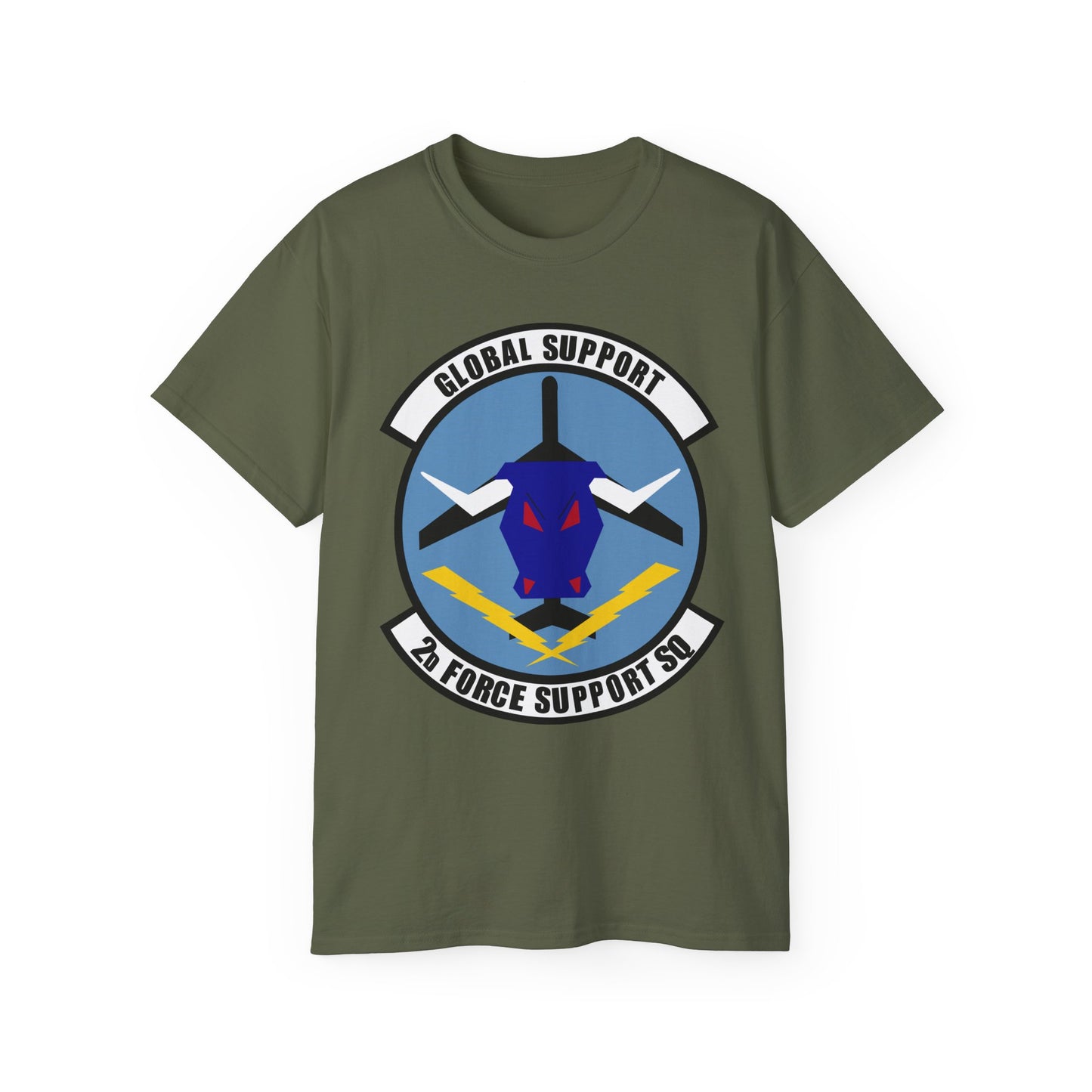 Unisex Ultra Cotton Tee - USAF - 2d  Force Support Squadron wo txt