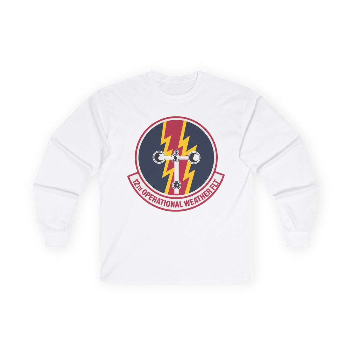 Unisex Ultra Cotton Long Sleeve Tee - USAF - 12th Operational Weather Flight wo txt