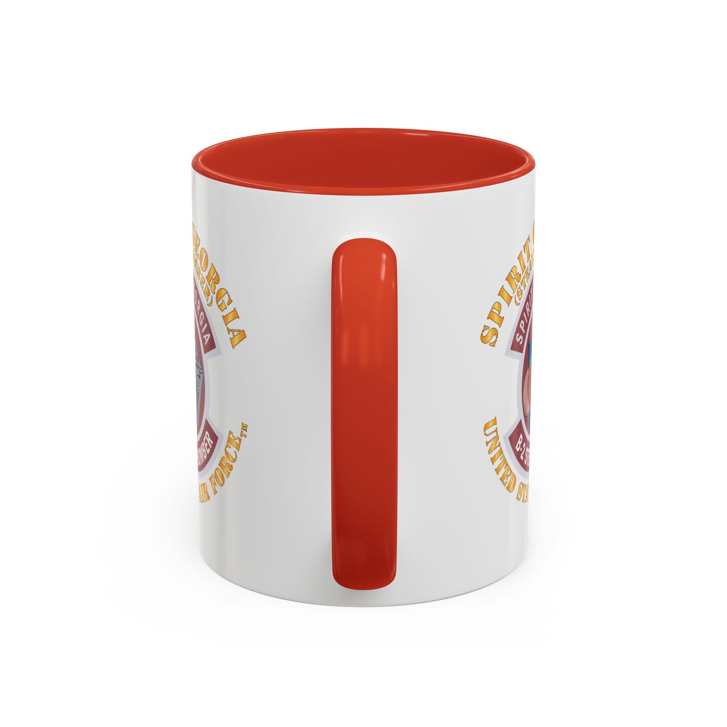 Accent Coffee Mug (11oz & 15oz) - USAF - B2 - Spirit of Georgia - Stealth Bomber X 300