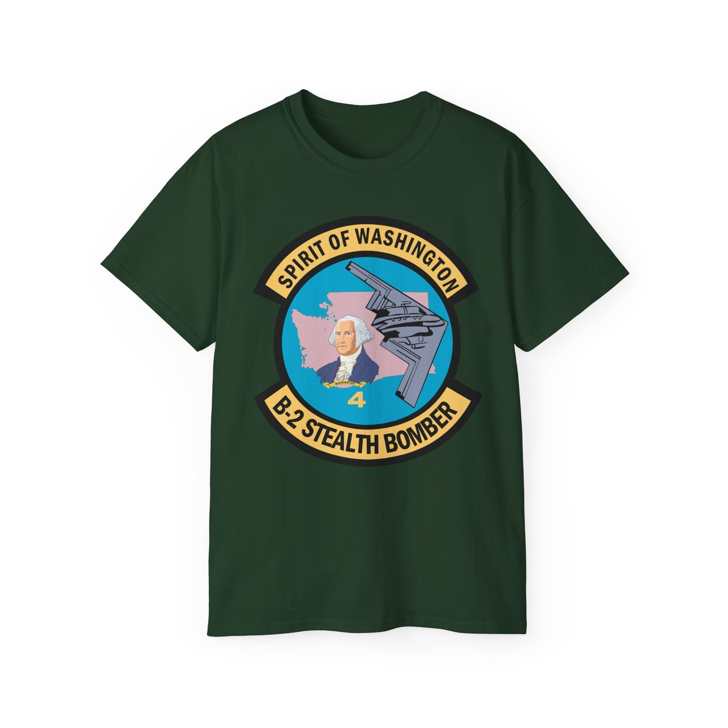 Unisex Ultra Cotton Tee - USAF - B2 - Spirit of Washington - Stealth Bomber wo txt X 300