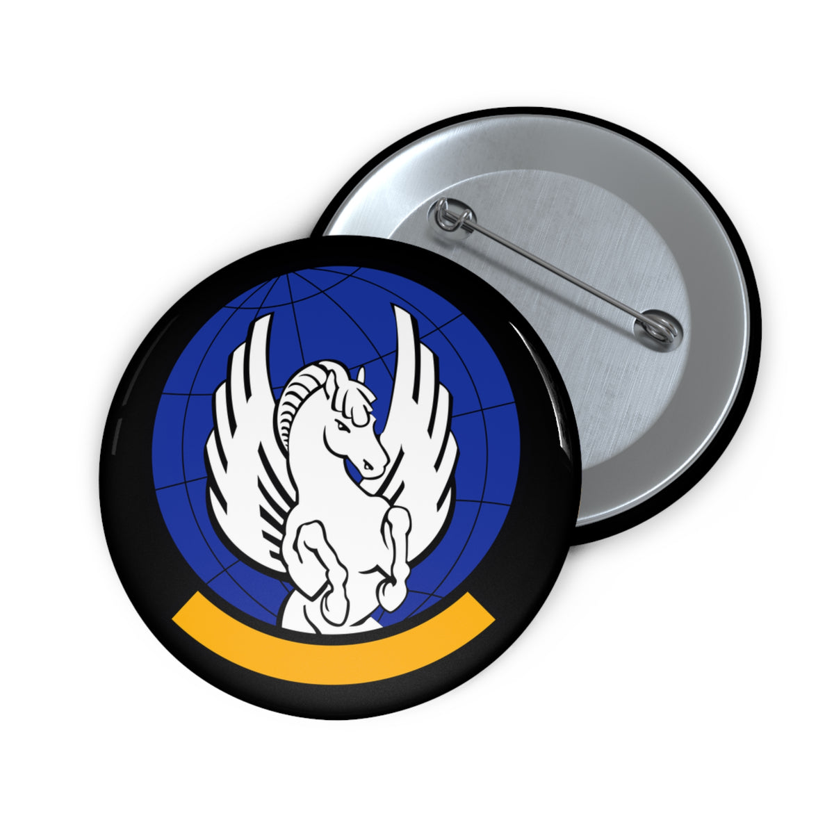 Custom Pin Button - USAF - 12th Airlift Flight wo txt