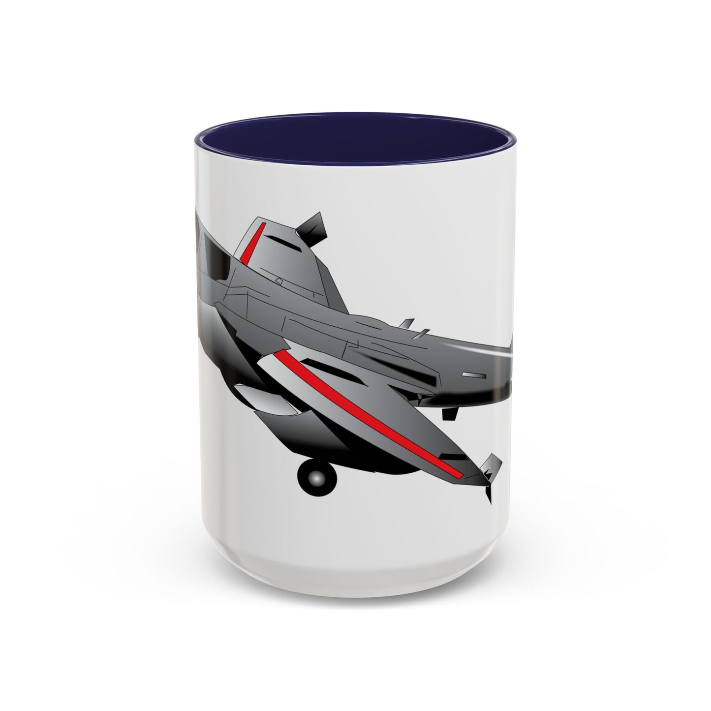 Accent Coffee Mug (11oz & 15oz) - Aircraft - Navy - A-6A Intruder X 300