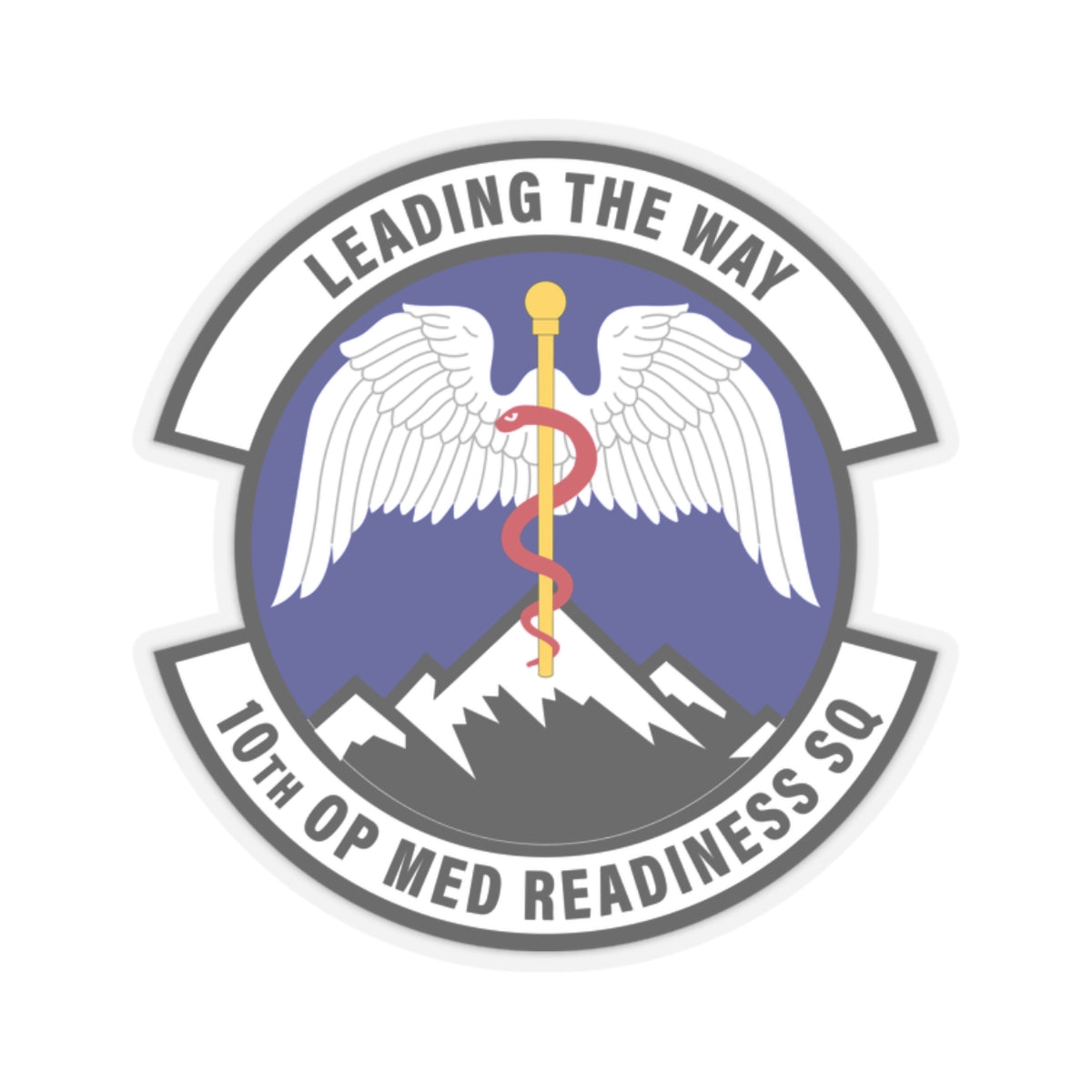 Kiss-Cut Stickers - USAF - 10th Operational Medical Readiness Sq wo txt