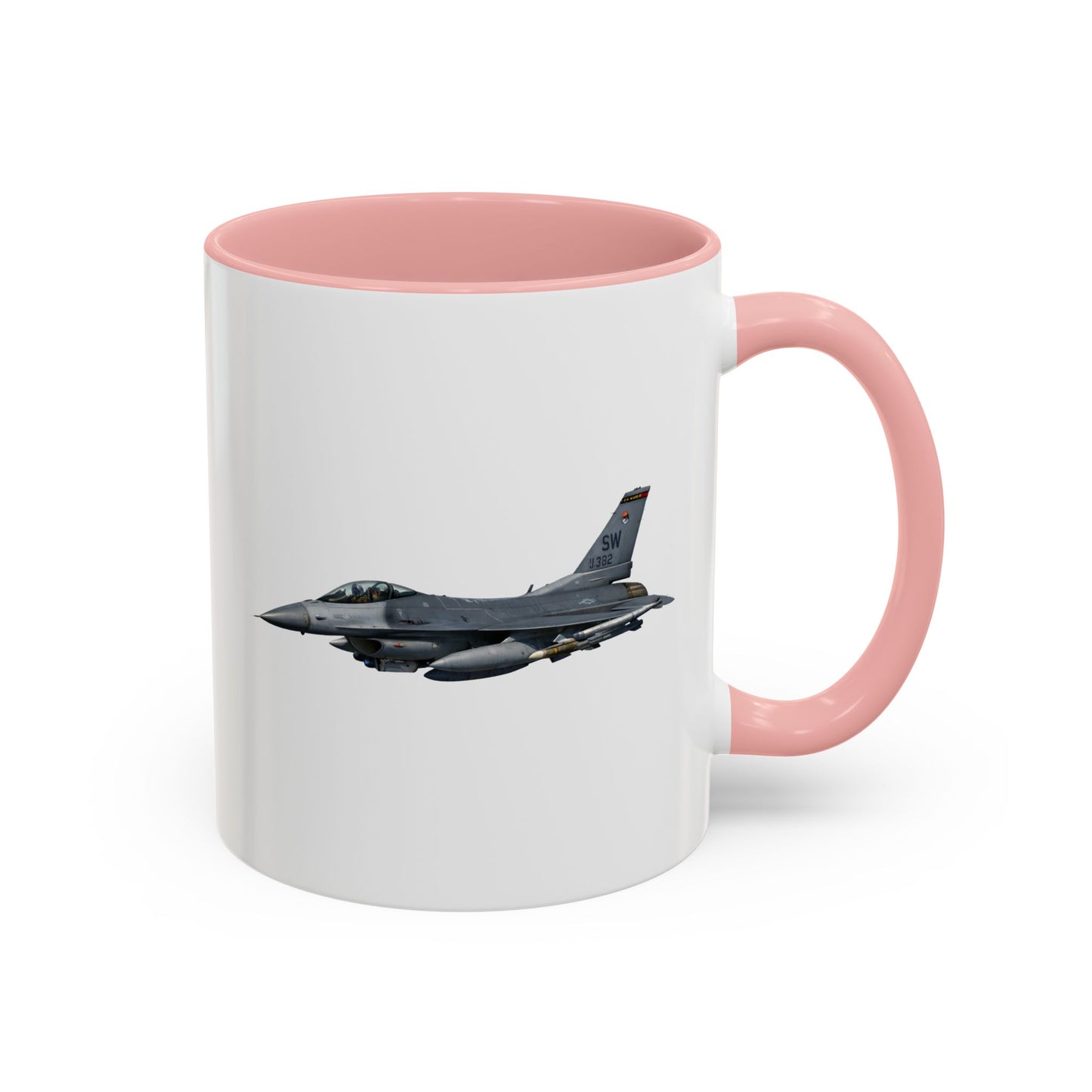 Accent Coffee Mug (11oz & 15oz) - USAF - F-16 Fighting Falcon wo txt X 300
