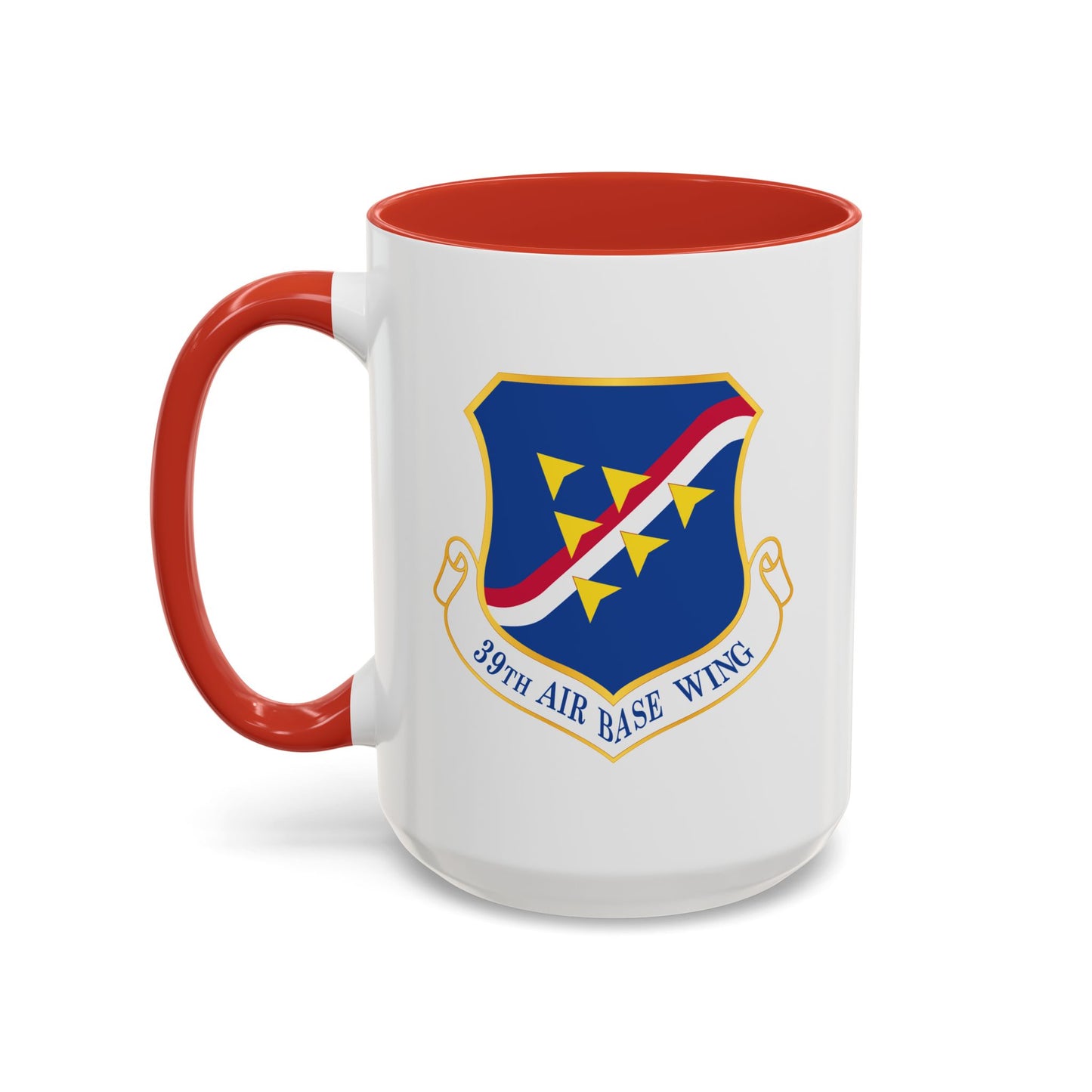 Accent Coffee Mug (11oz & 15oz) - USAF - 39th Airbase Wing wo Txt