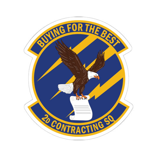 Kiss-Cut Stickers - USAF - 2d Contracting Squadron wo txt
