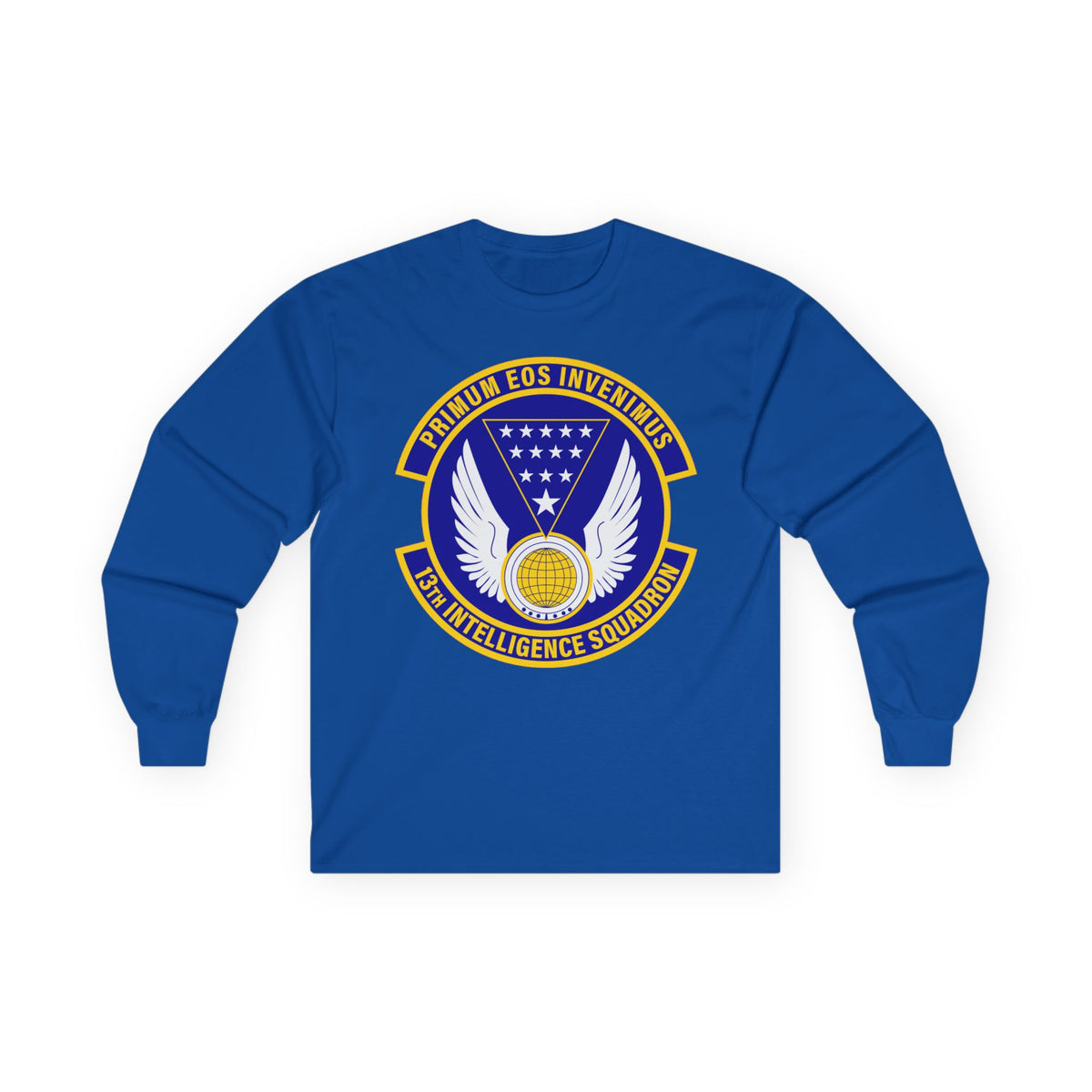 Unisex Ultra Cotton Long Sleeve Tee - USAF - 13th Intelligence Squadron wo txt