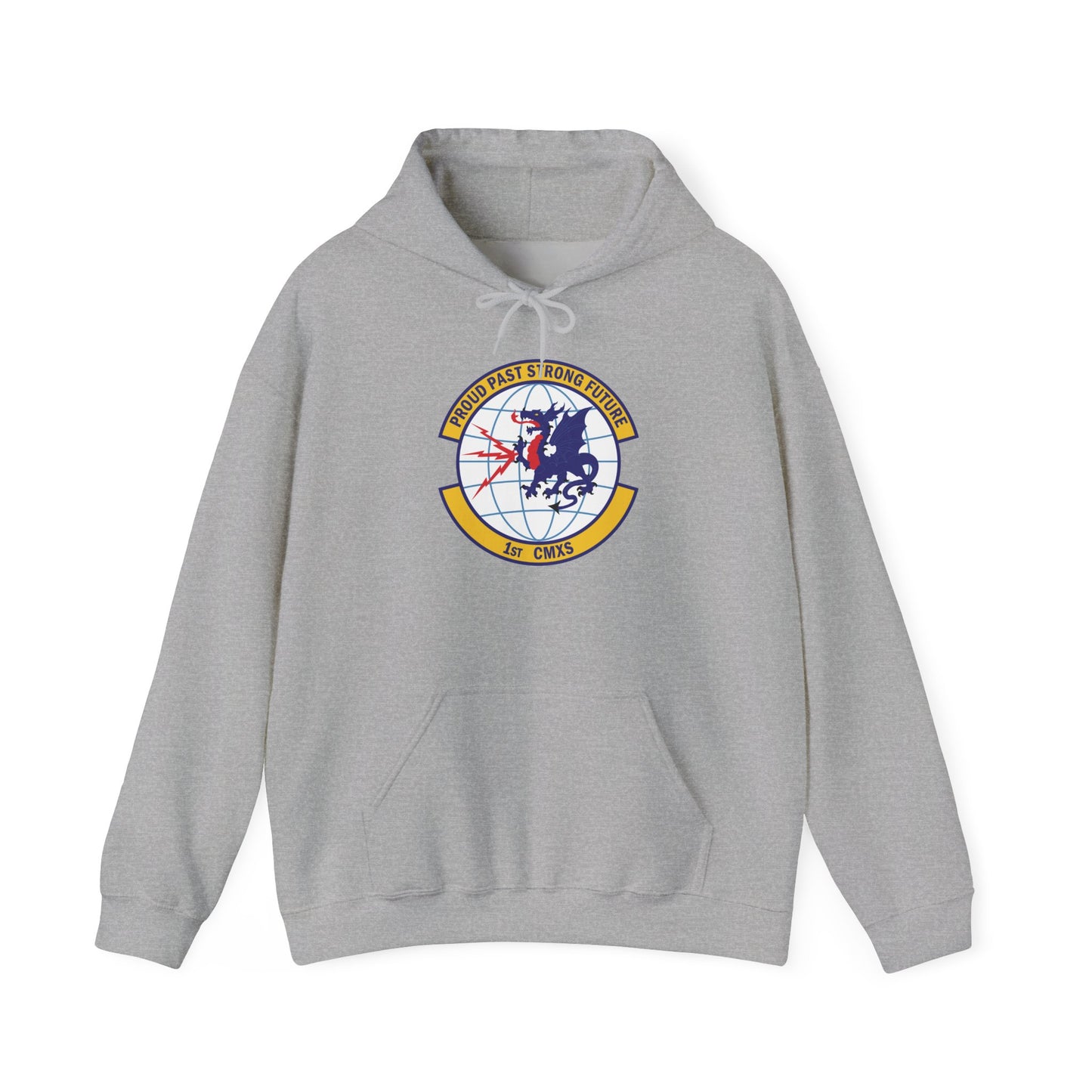 Unisex Heavy Blend Hooded Sweatshirt -USAF - 1st Communications Maintenance Squadron(USAFE) wo txt