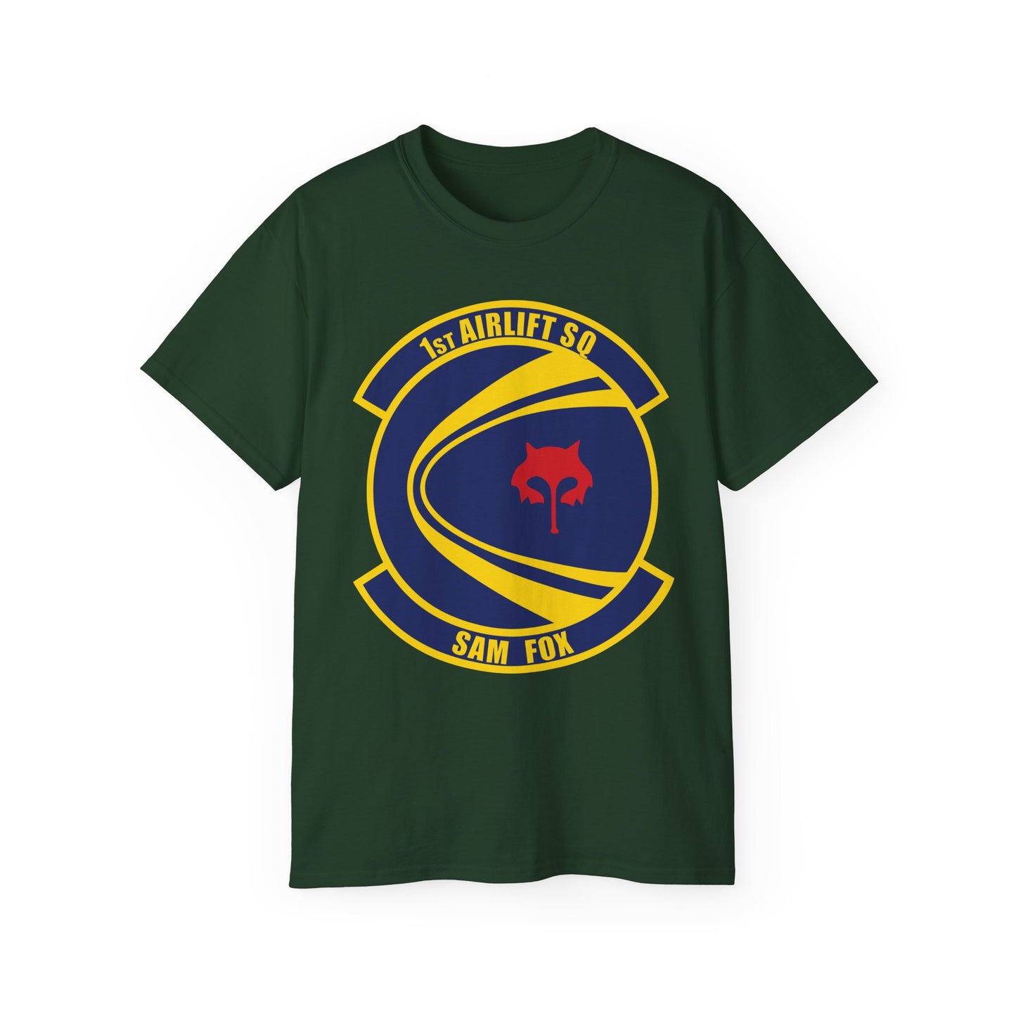 Unisex Ultra Cotton Tee - USAF - 1st Airlift Squadron wo txt X 300