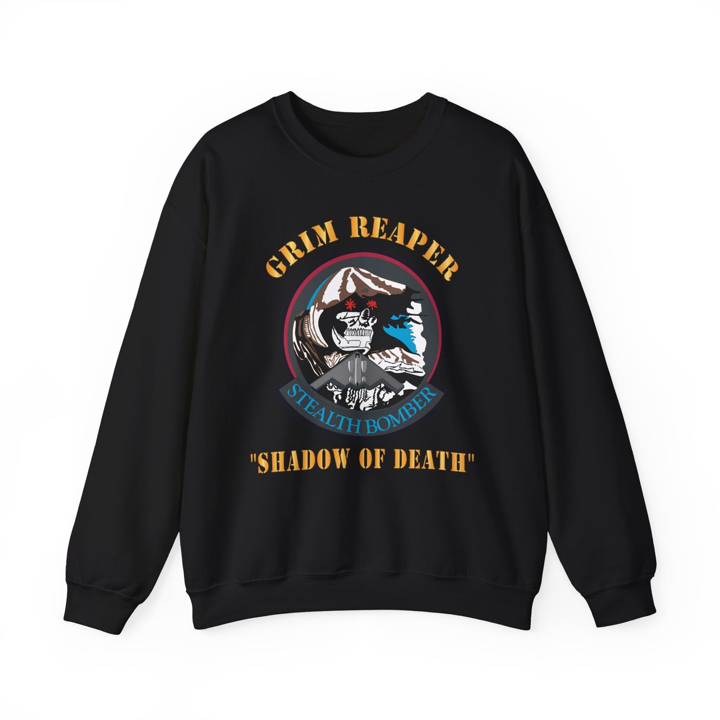 Crewneck Sweatshirt - USAF - B2 - Grim Reaper - Stealth Bomber X 300