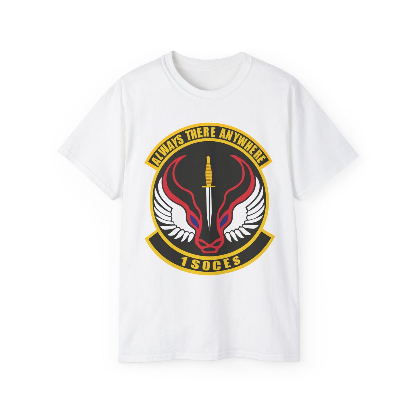 Unisex Ultra Cotton Tee - USAF - 1st Special Operations Civil Engineer Sq wo txt