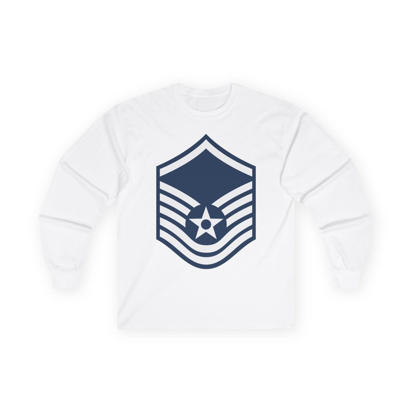 Unisex Ultra Cotton Long Sleeve Tee - USAF - Master Sergeant (E7a) - 2020