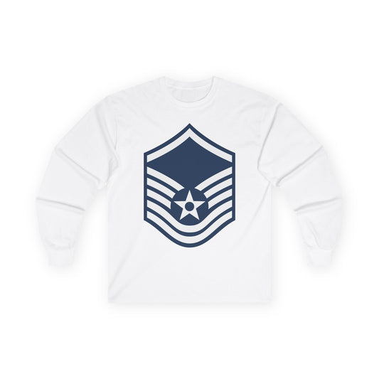 Unisex Ultra Cotton Long Sleeve Tee - USAF - Master Sergeant (E7a) - 2020