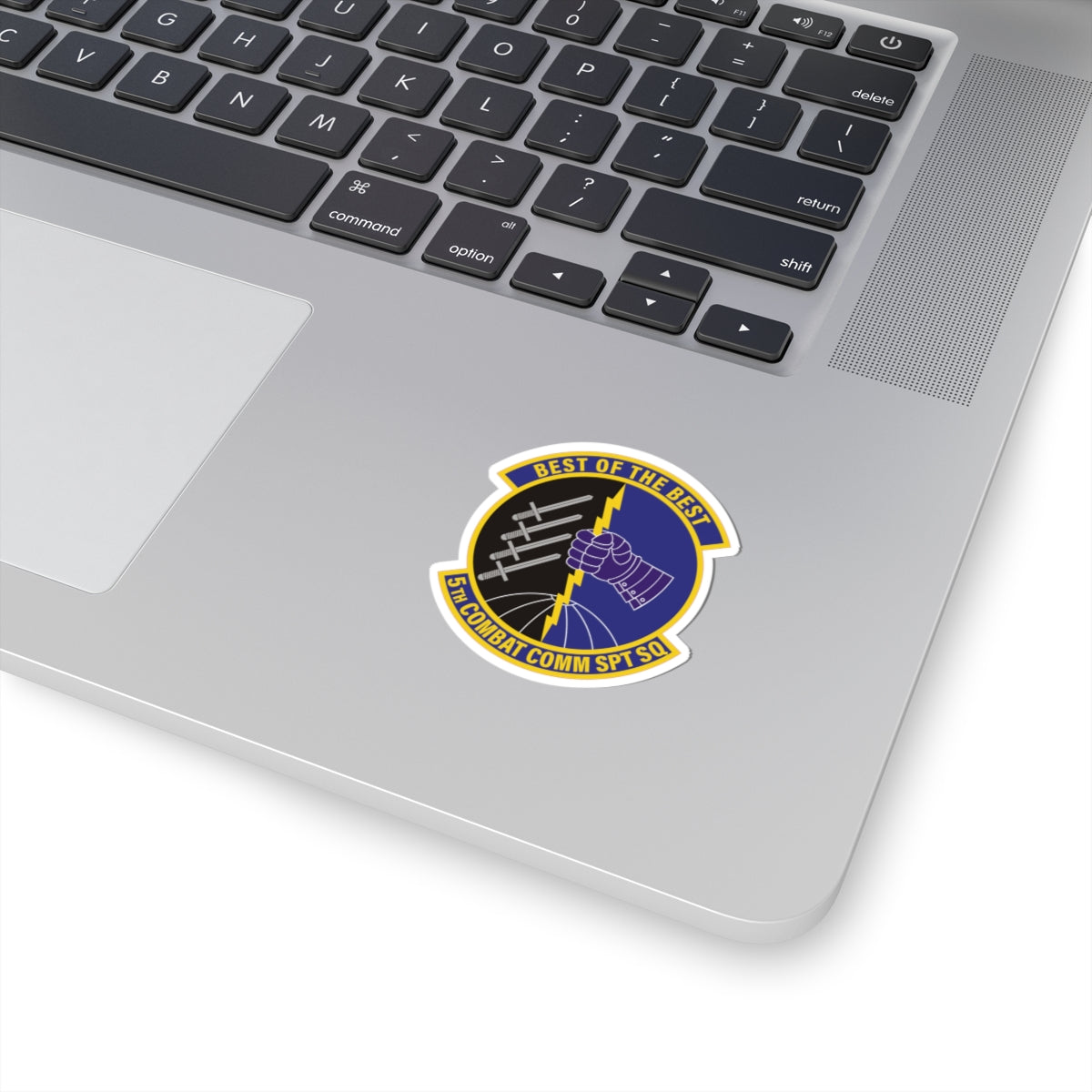 Kiss-Cut Stickers - USAF - 5th Combat Communications Support Sq wo txt X 300