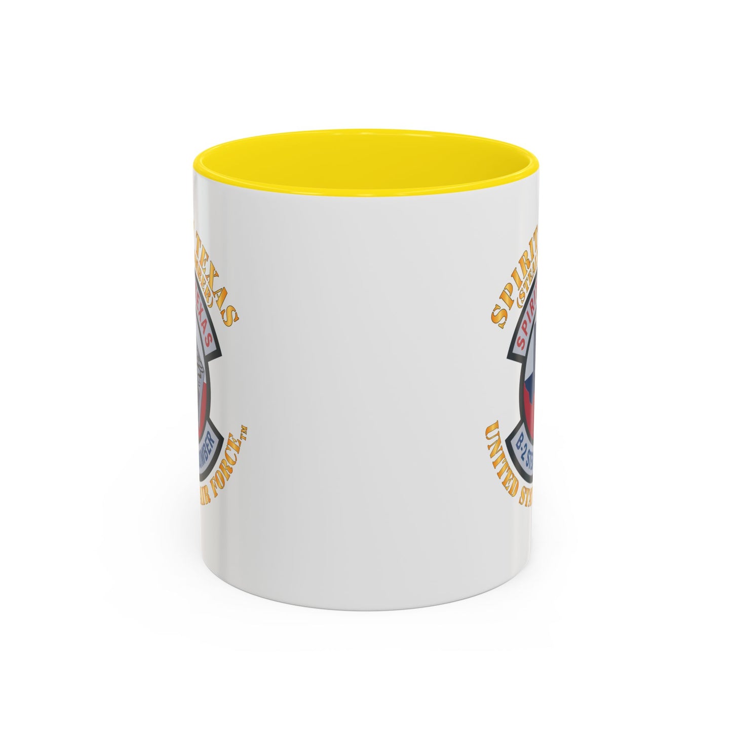 Accent Coffee Mug (11oz & 15oz) - USAF - B2 - Spirit of Texas - Stealth Bomber X 300