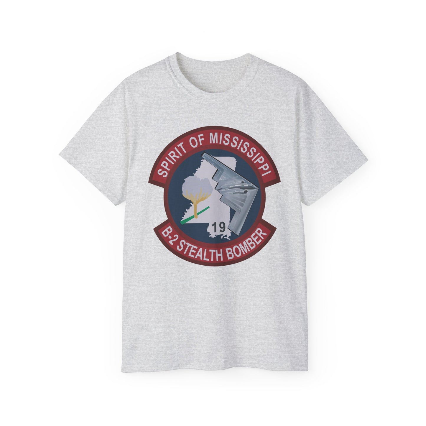 Unisex Ultra Cotton Tee - USAF - B2 - Spirit of Mississippi - Stealth Bomber wo txt X 300