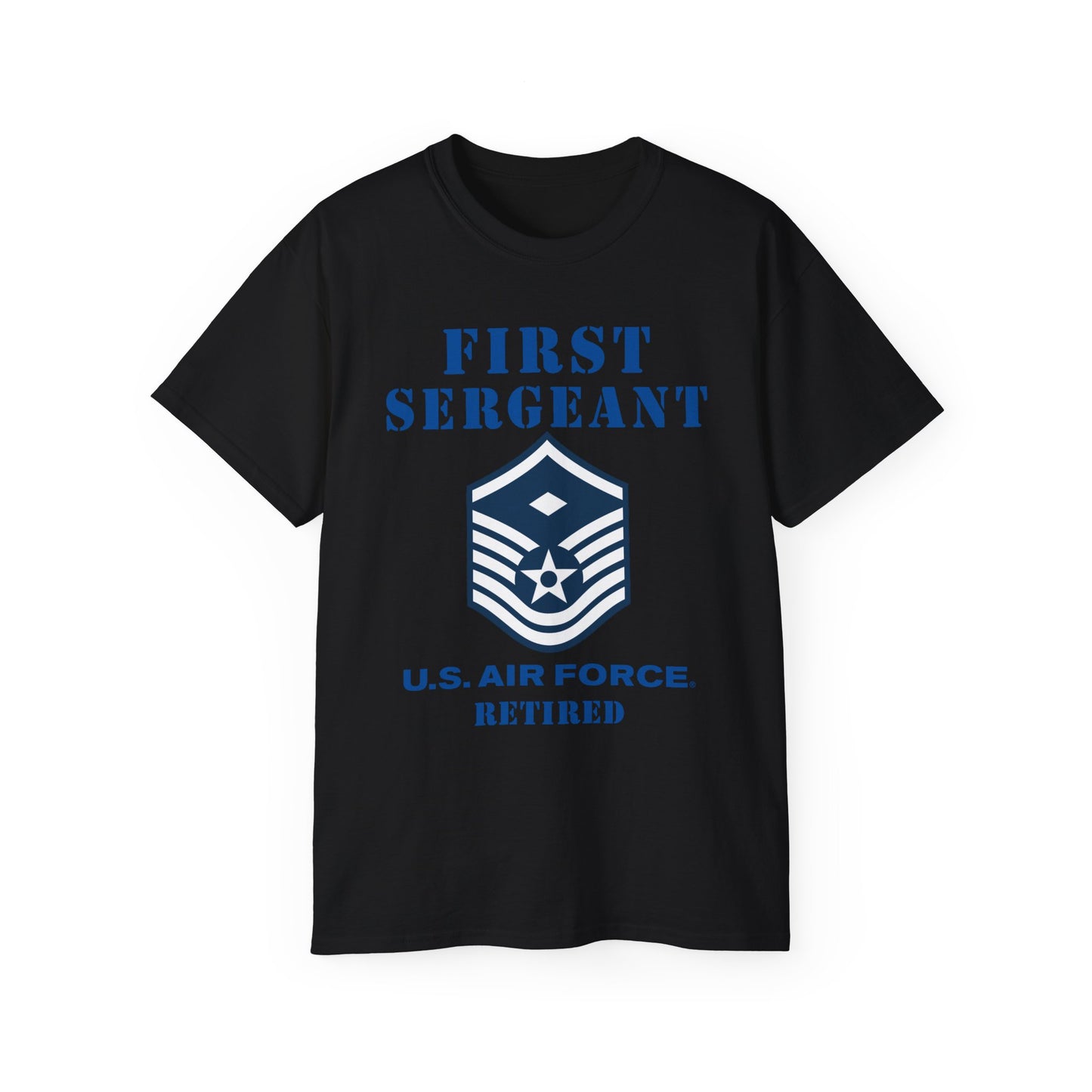 Unisex Ultra Cotton Tee - USAF - First Sergeant (E7b) - 2020 - Retired