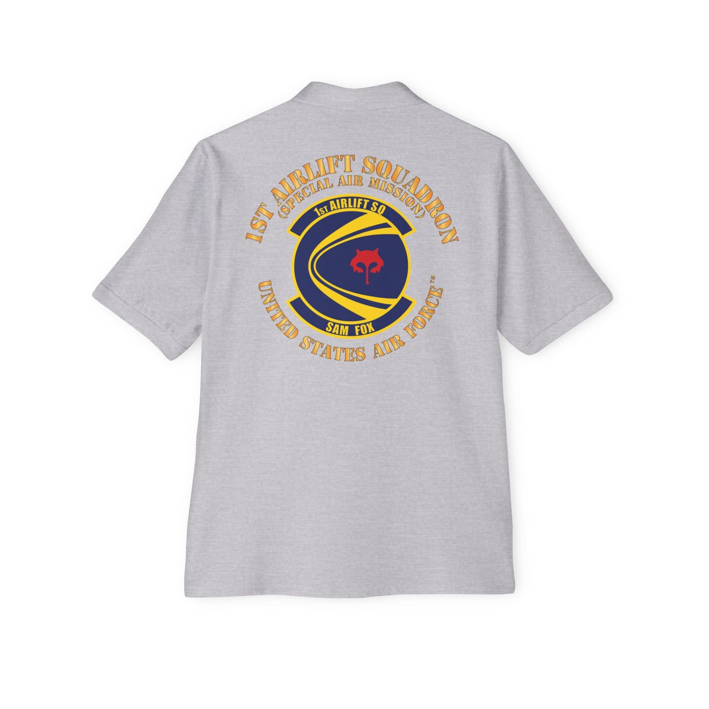 Men's Piqué Polo - USAF - 1st Airlift Squadron X 300