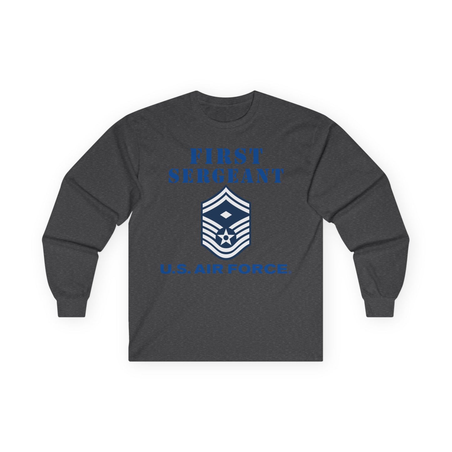 Unisex Ultra Cotton Long Sleeve Tee - USAF - First Sergeant (E8b) - 2020 - US Air Force w Text X 300