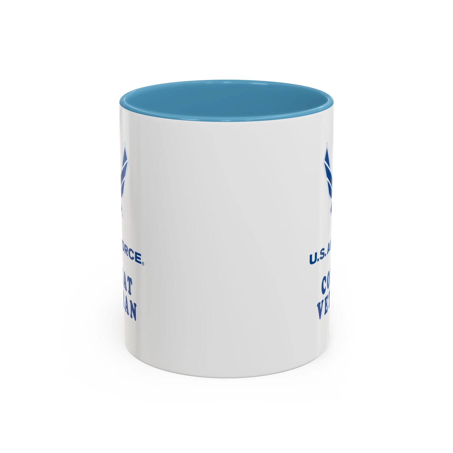 Accent Coffee Mug (11oz & 15oz) - USAF - Air Force - Combat Veteran X 300