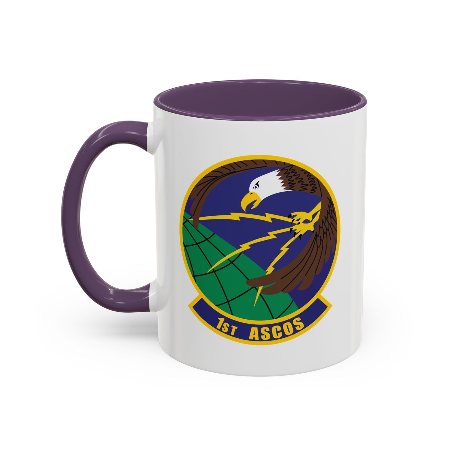 Accent Coffee Mug (11oz & 15oz) - USAF - 1st Air & Space Communications Operations Sq wo txt X 300