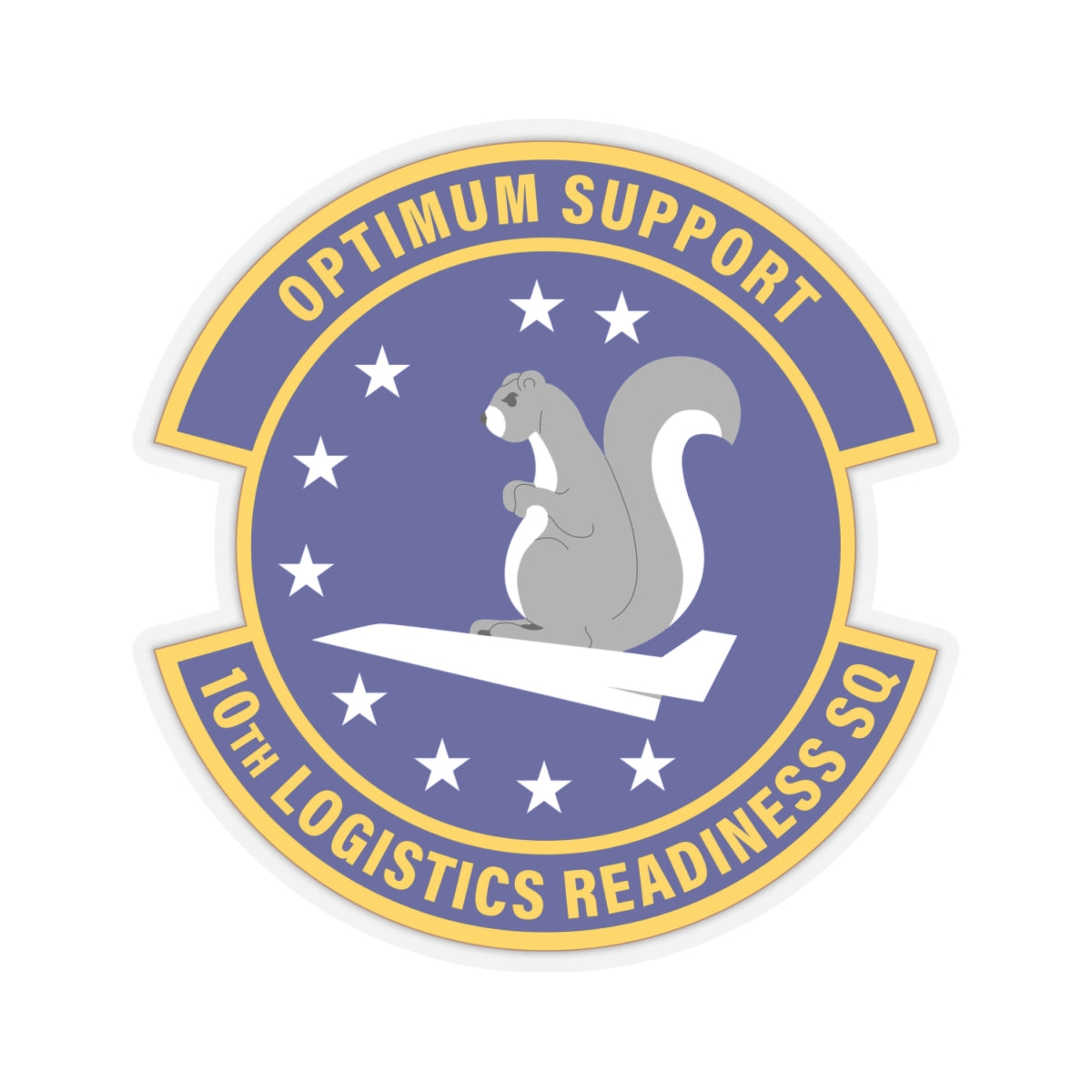 Kiss-Cut Stickers - USAF - 10th Logistics Readiness Squadron wo txt