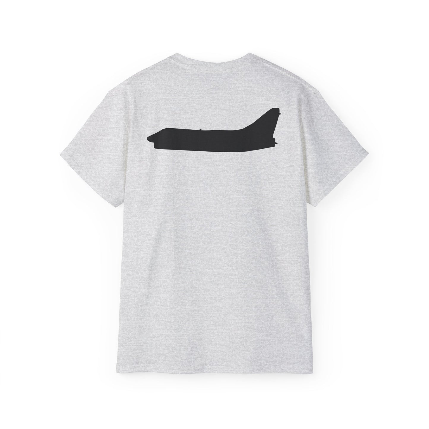 Unisex Ultra Cotton Tee - Aircraft - Navy - A-7B Corsair II - Side - Silhouette X 300