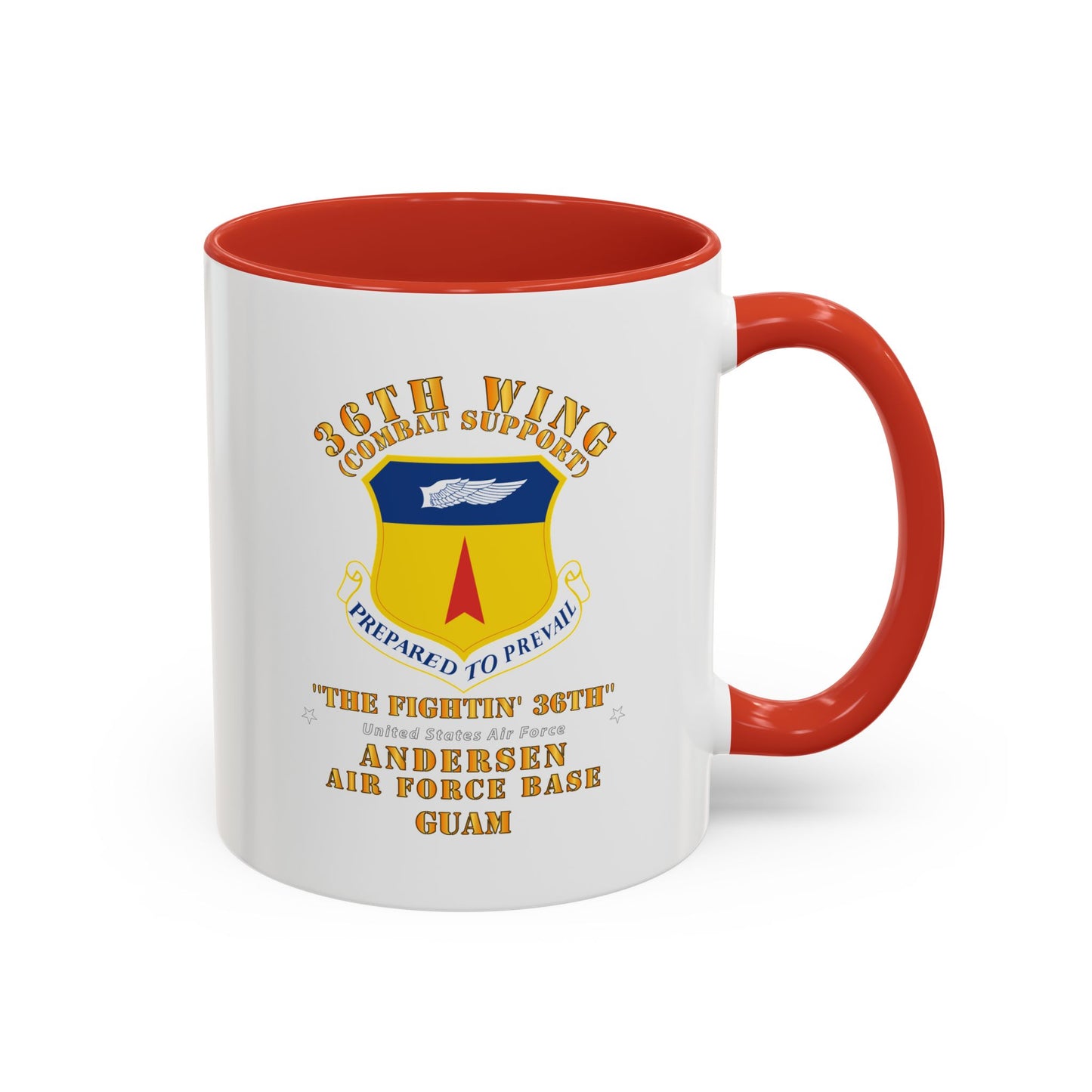 Accent Coffee Mug (11oz & 15oz) - USAF - 36th Wing - Anderson AFB - Guam