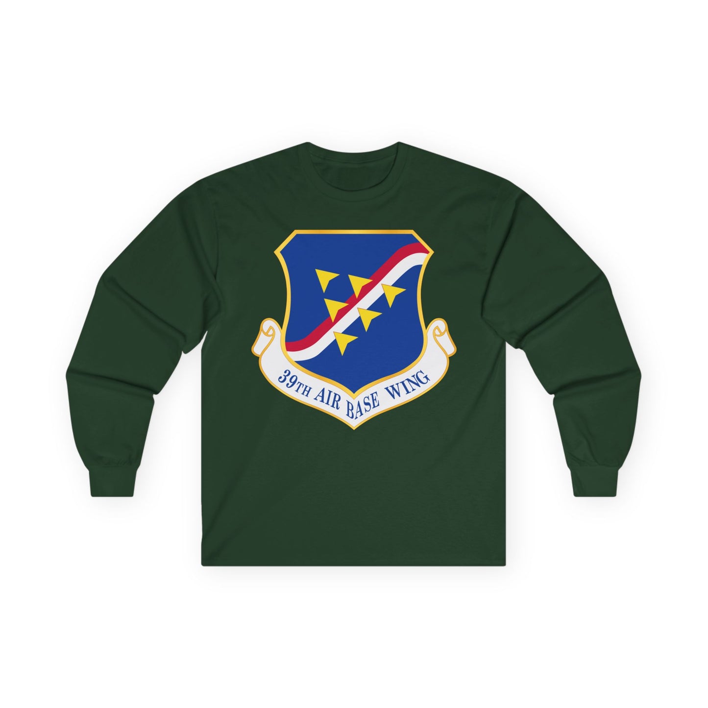 Unisex Ultra Cotton Long Sleeve Tee - USAF - 39th Airbase Wing wo Txt