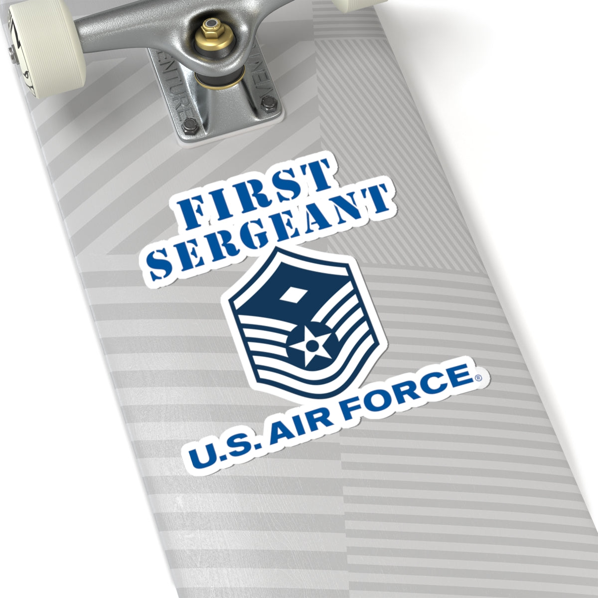 Kiss-Cut Stickers - USAF - First Sergeant (E7b) - 2020 - US Air Force w Text X 300