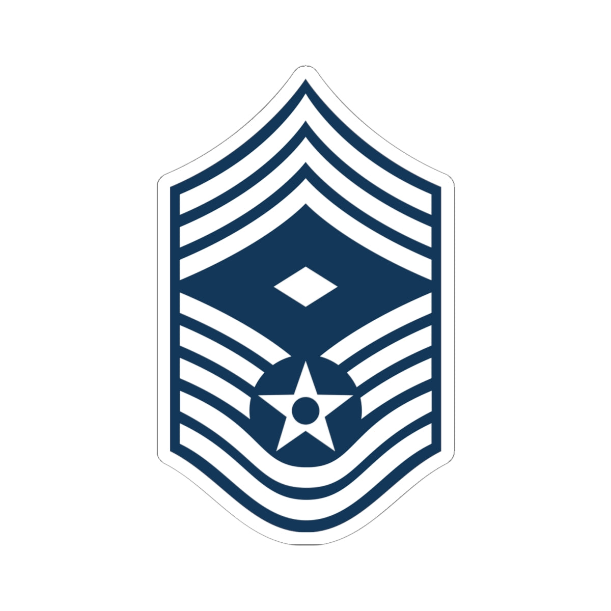 Kiss-Cut Stickers - USAF - First Sergeant (E9b) - 2020