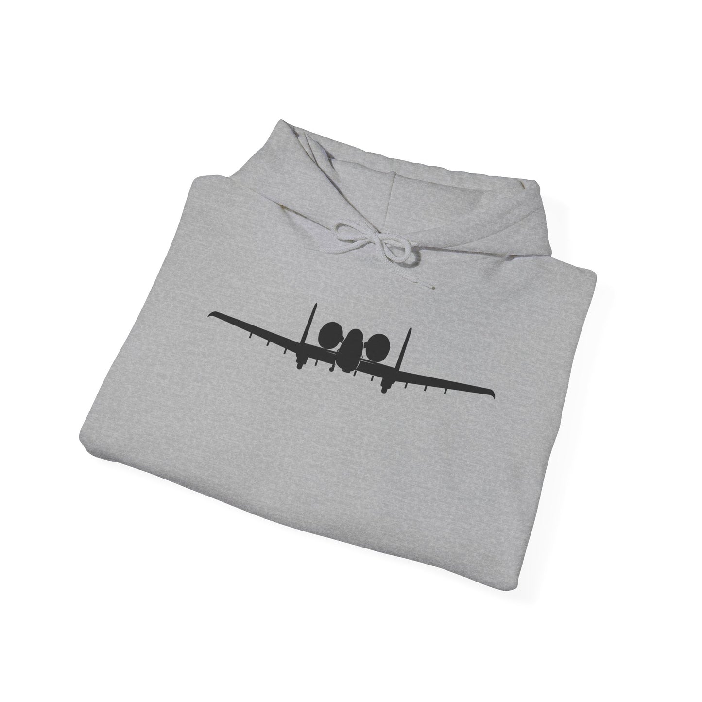 Unisex Heavy Blend Hooded Sweatshirt - Aircraft - USAF - A-10 Thunderbolt II - Front - Silhouette X 300