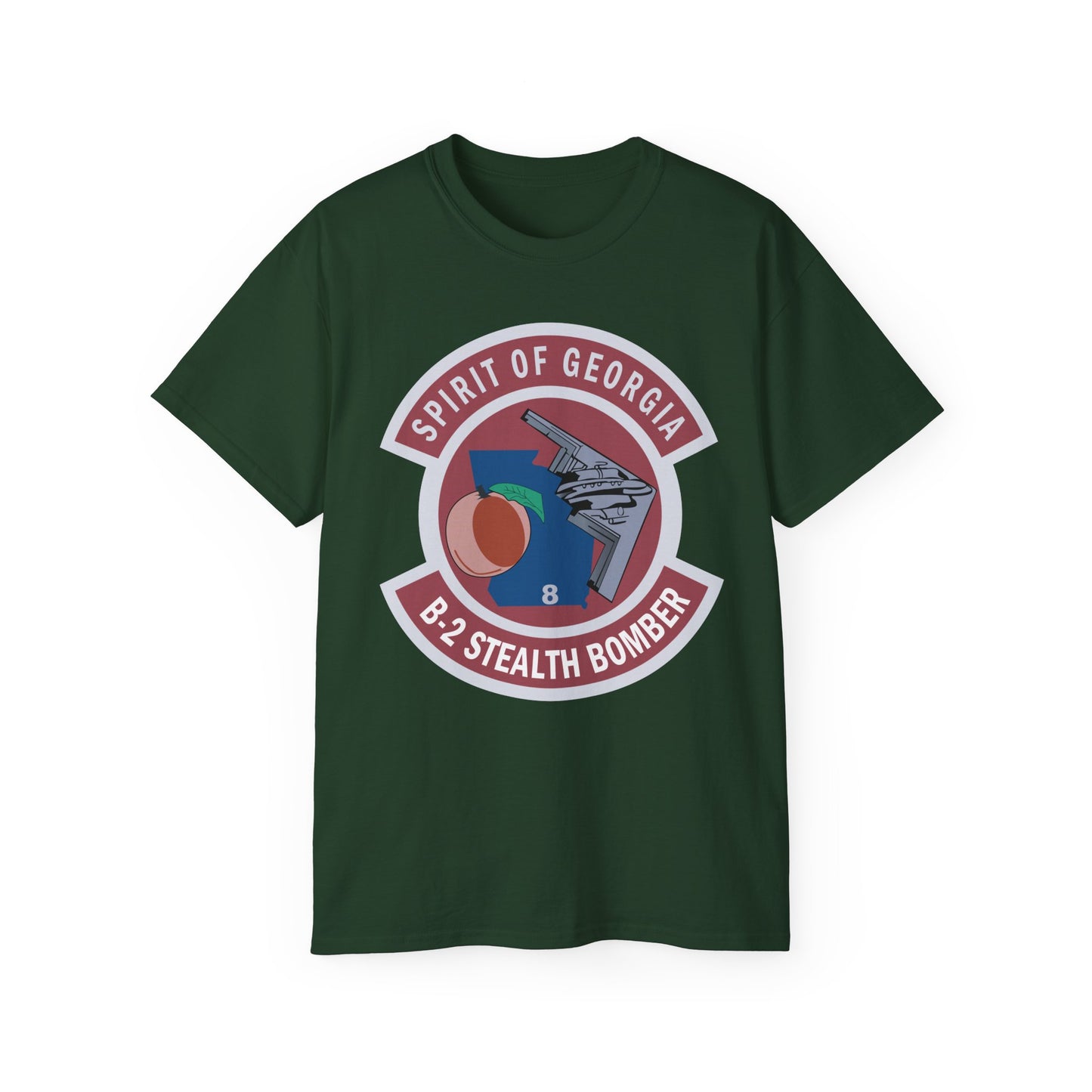Unisex Ultra Cotton Tee - USAF - B2 - Spirit of Georgia - Stealth Bomber wo txt X 300
