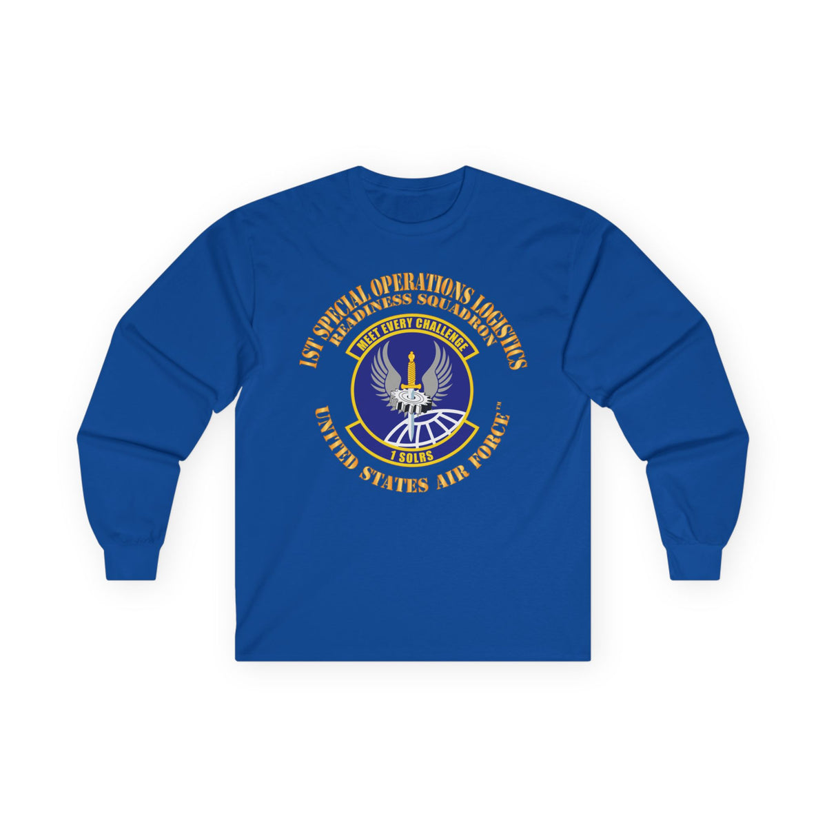 Unisex Ultra Cotton Long Sleeve Tee - USAF - 1st Special Operations Logistics Readiness Squadron X 300