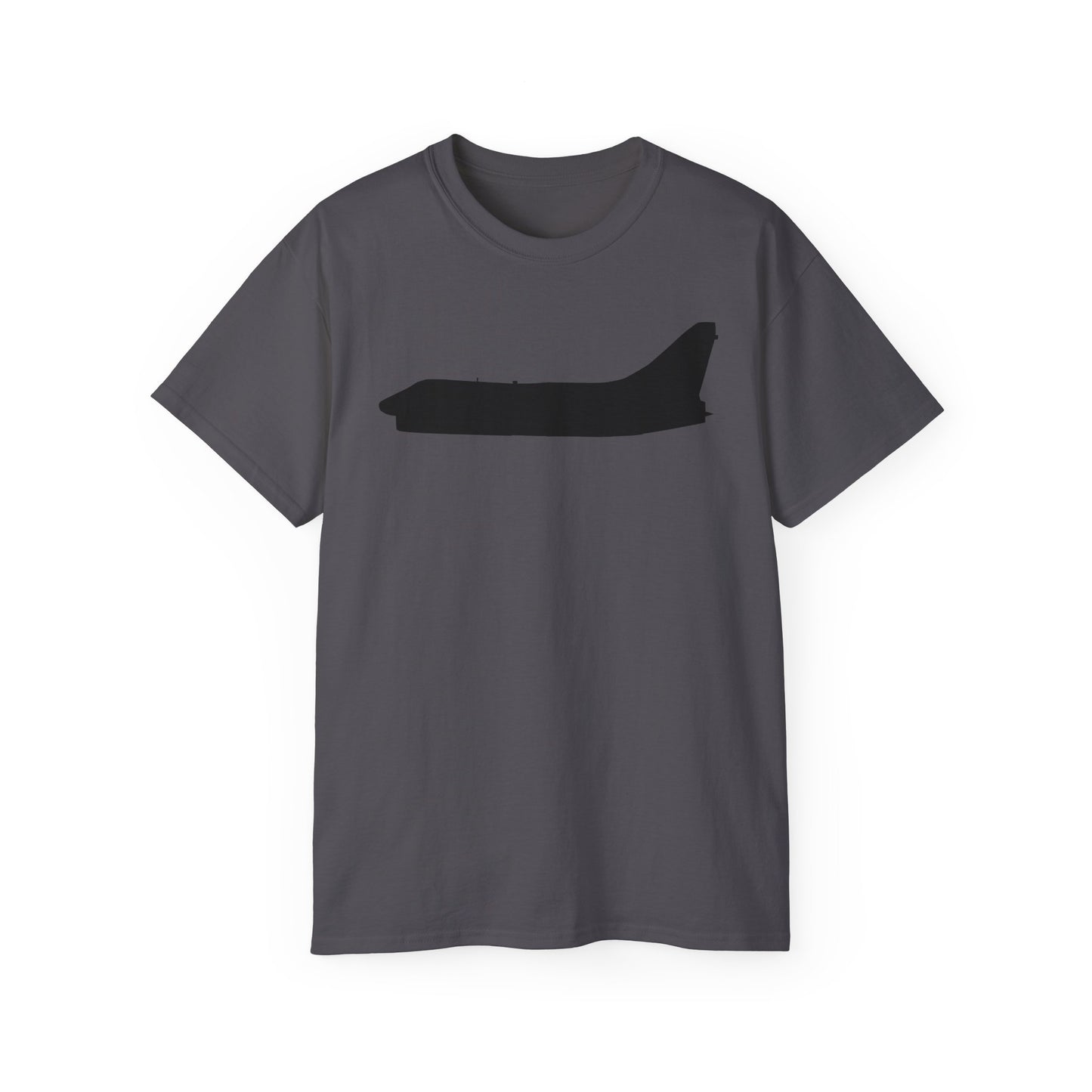 Unisex Ultra Cotton Tee - Aircraft - Navy - A-7B Corsair II - Side - Silhouette X 300