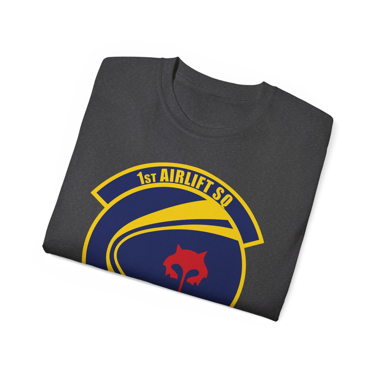 Unisex Ultra Cotton Tee - USAF - 1st Airlift Squadron wo txt X 300