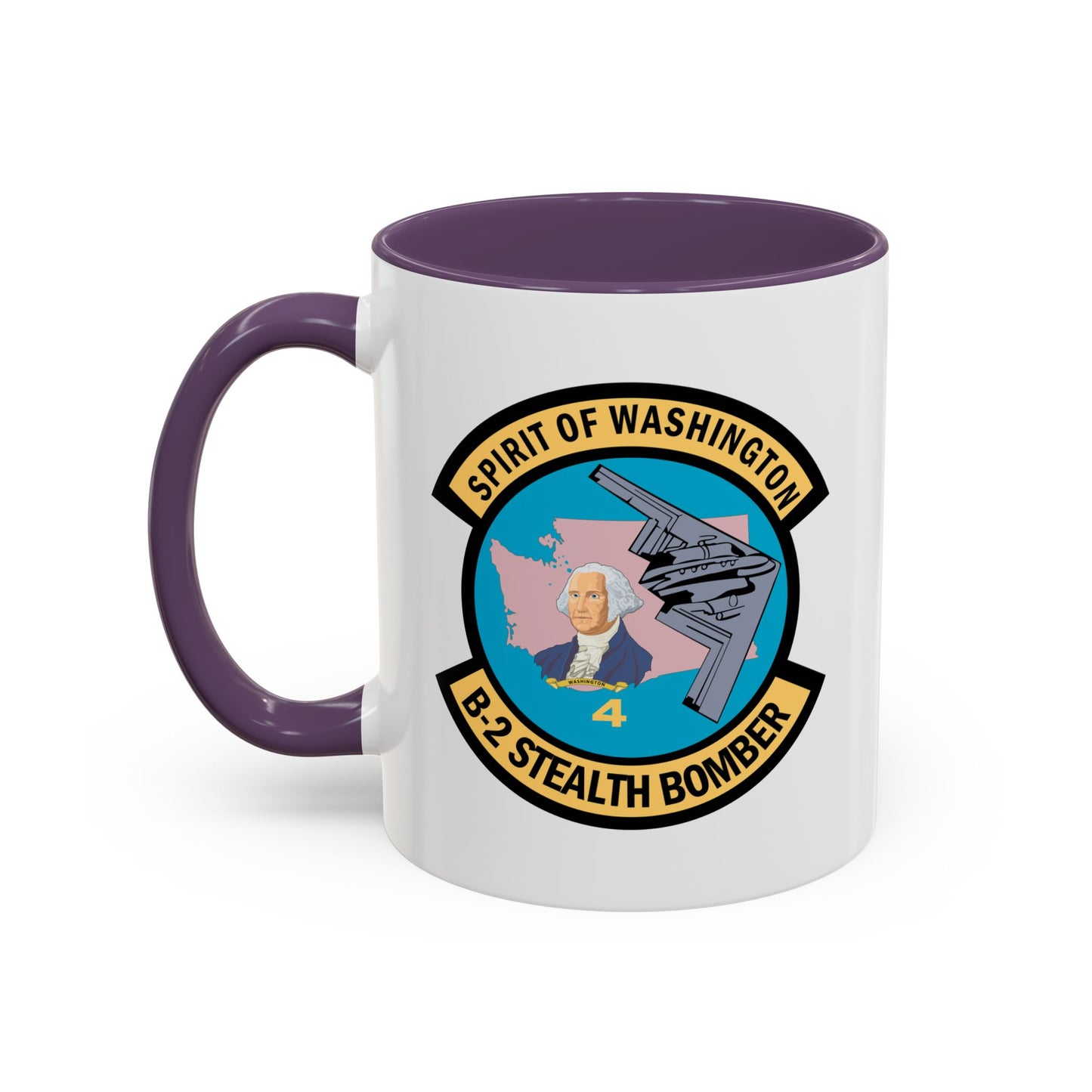 Accent Coffee Mug (11oz & 15oz) - USAF - B2 - Spirit of Washington - Stealth Bomber wo txt X 300