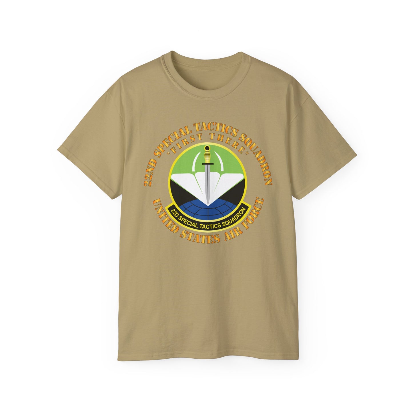 Unisex Ultra Cotton Tee - USAF - 22nd Special Tactics Squadron - First There X 300