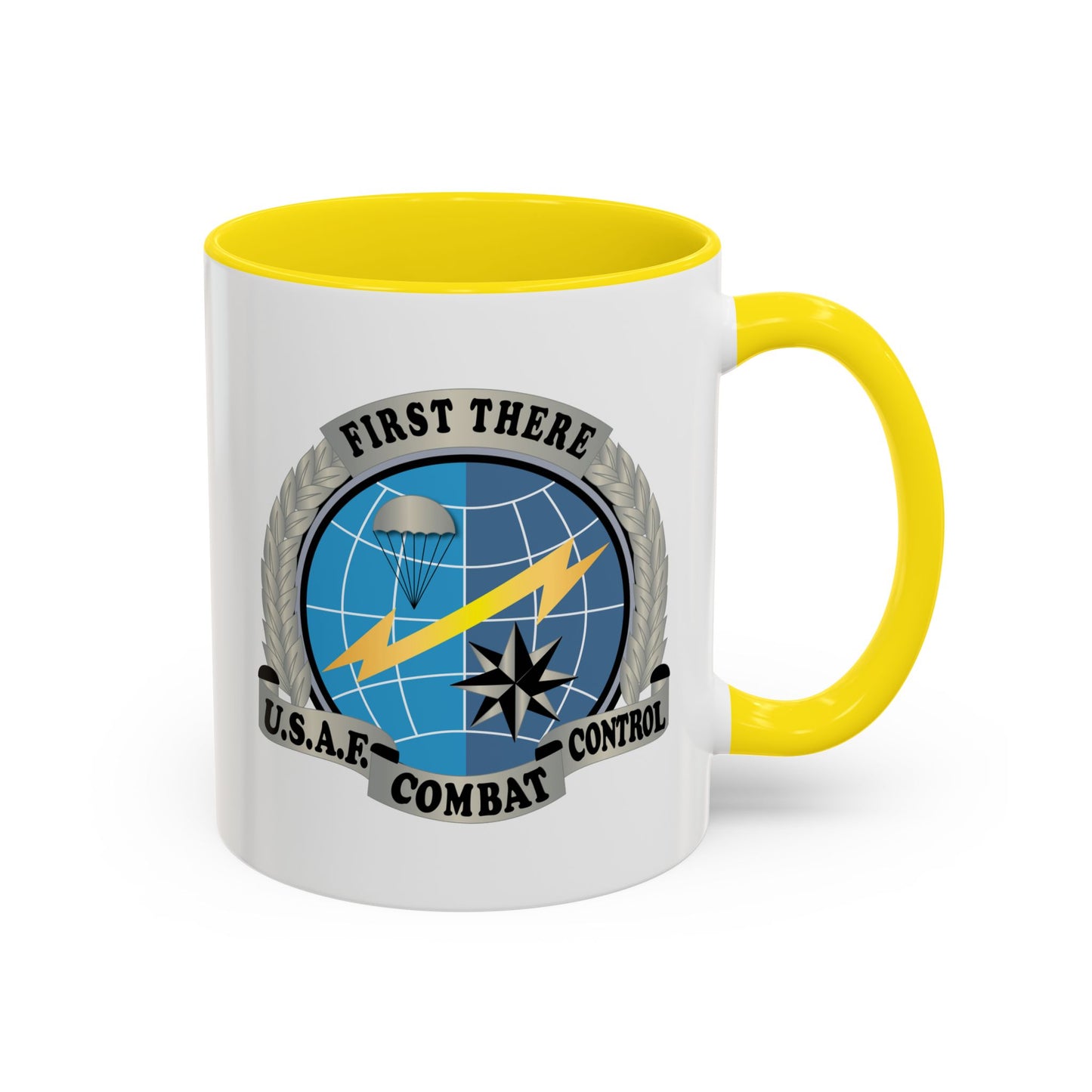 Accent Coffee Mug (11oz & 15oz) - USAF - Combat Controller Badge No Txt  X 300