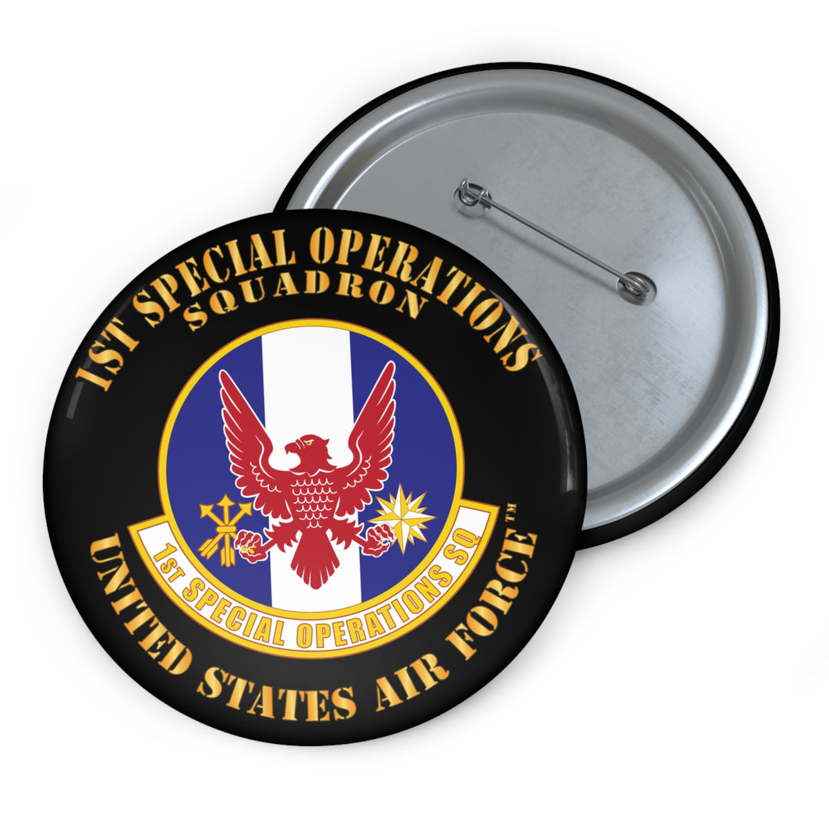 Custom Pin Button - USAF - 1st Special Operations Squadron X 300 – Air ...