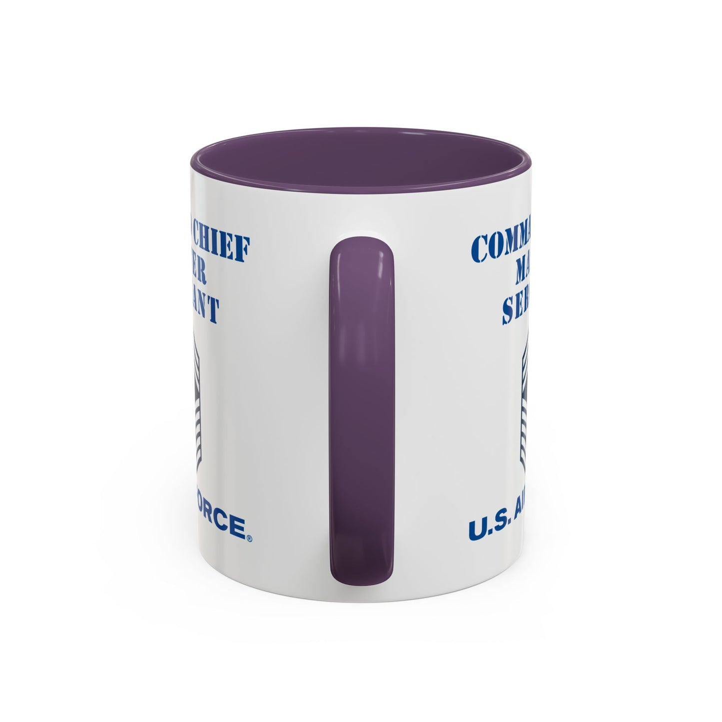 Accent Coffee Mug (11oz & 15oz) - USAF - Command Chief Master Sergeant (E9c) - 2020 - US Air Force w Text X 300