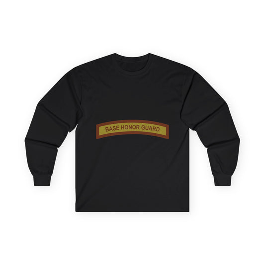 Unisex Ultra Cotton Long Sleeve Tee - USAF - Base Honor Guard Tab - V1