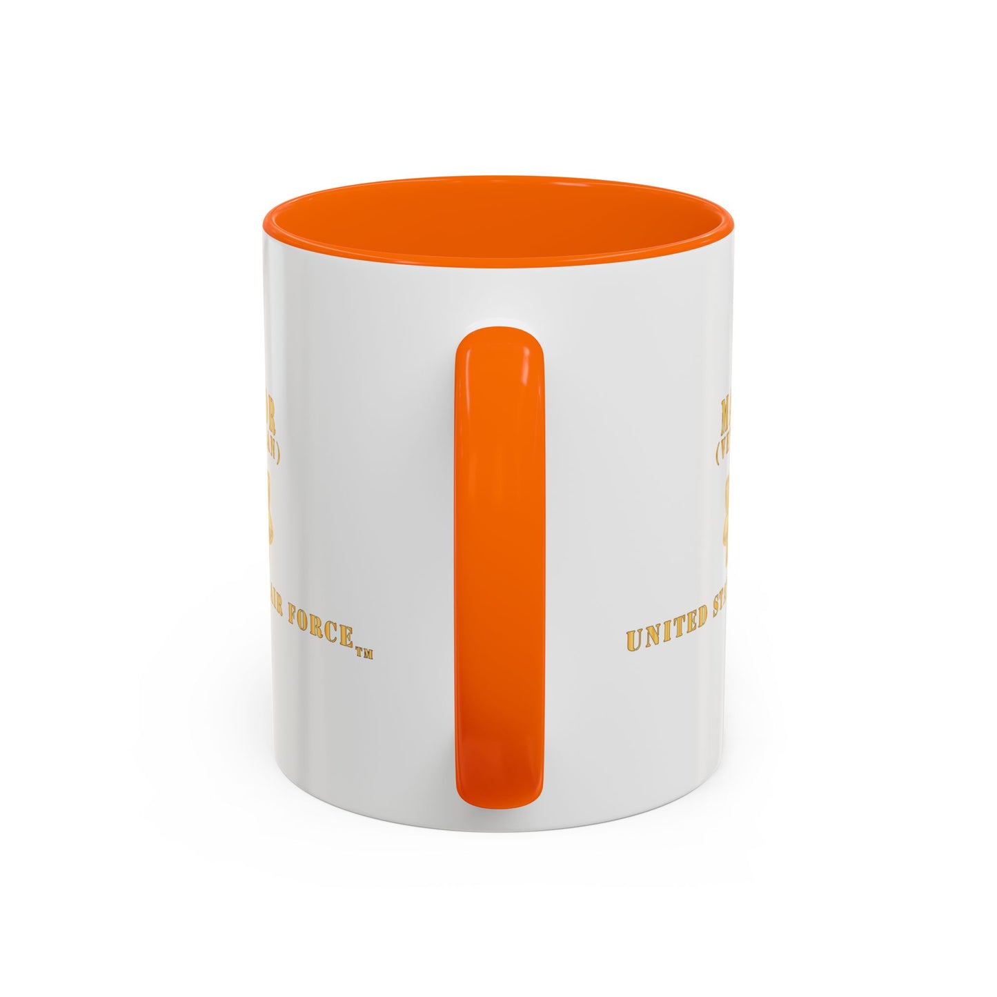 Accent Coffee Mug (11oz & 15oz) - USAF - Major - MAJ - Veteran X 300