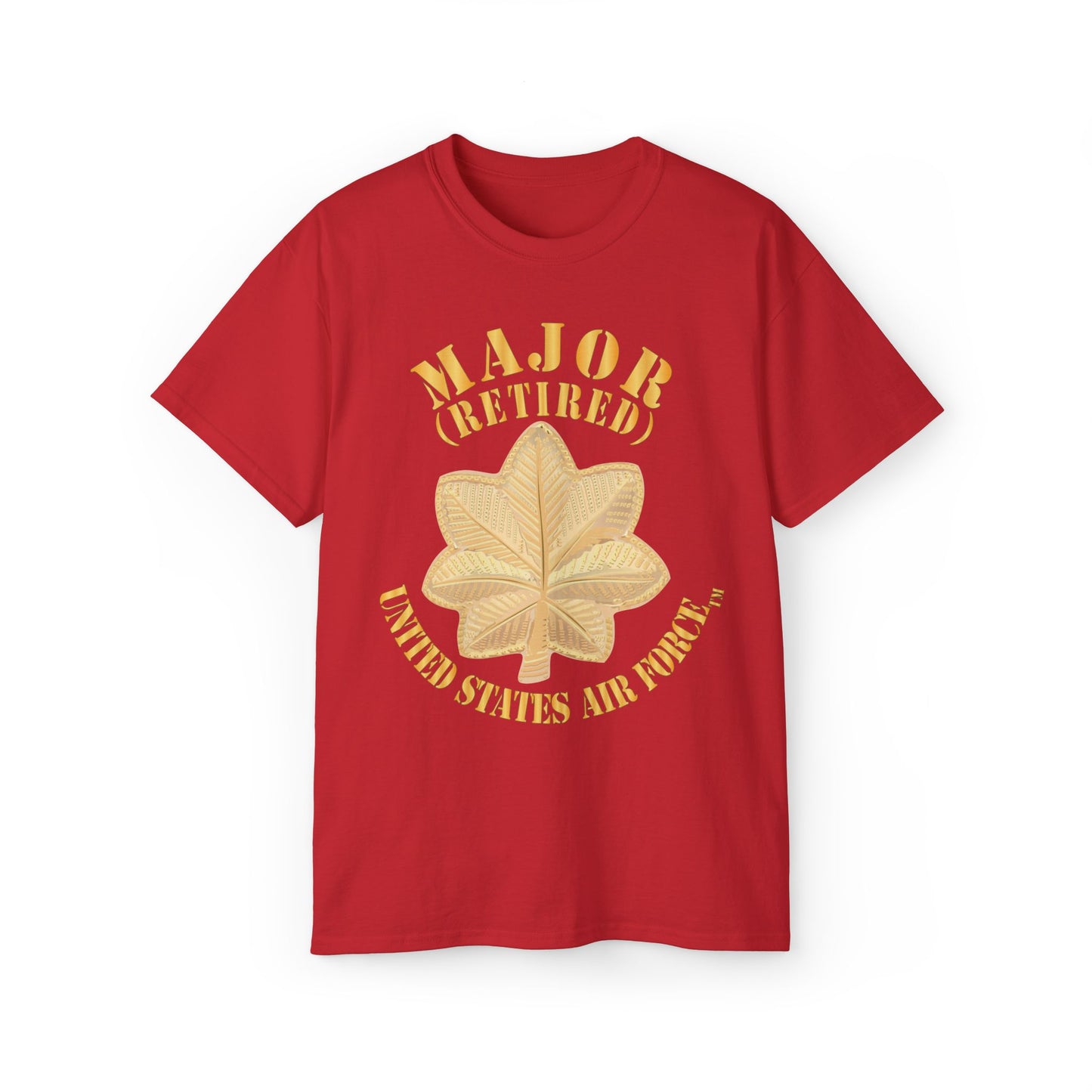 Unisex Ultra Cotton Tee - USAF - Major - Retired X 300