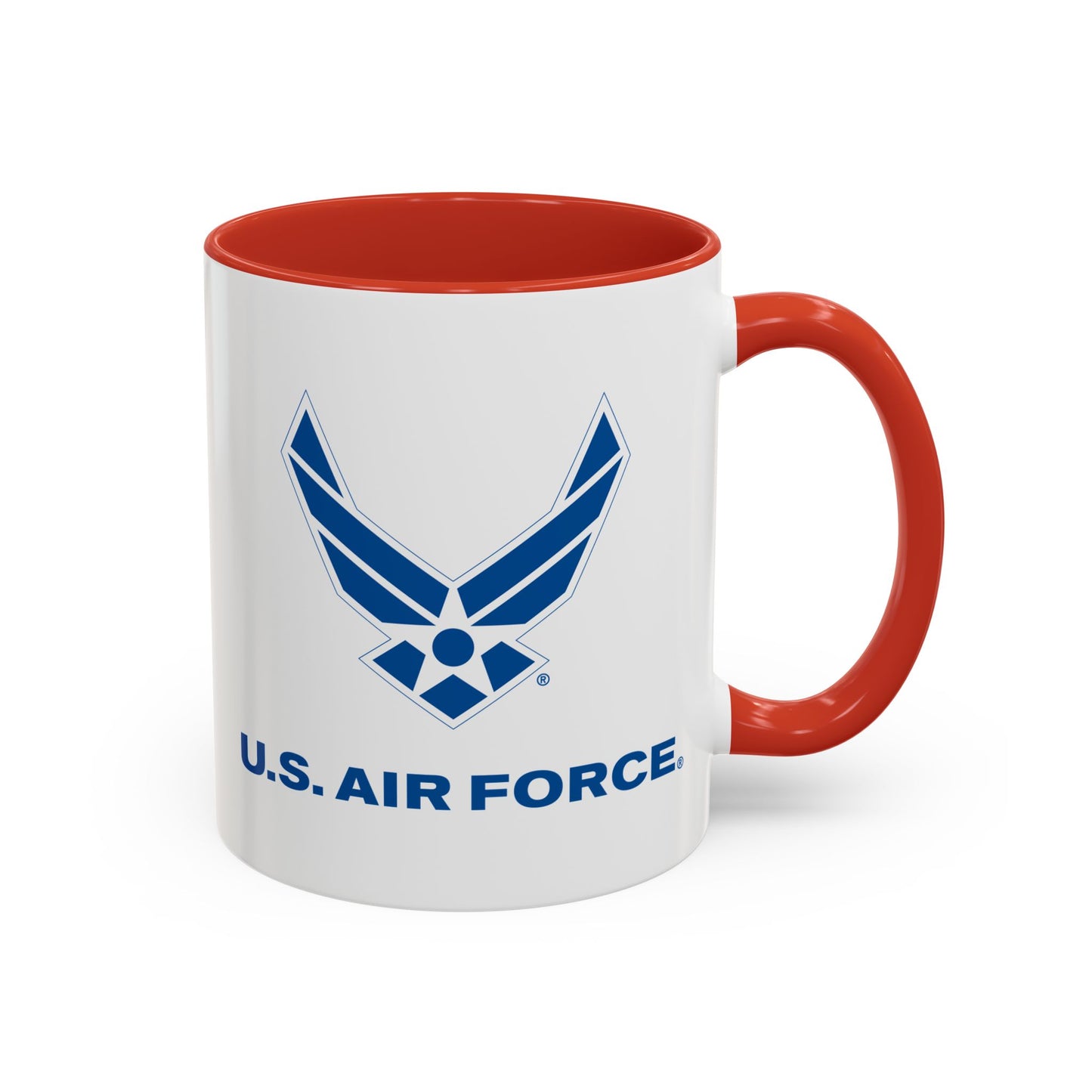 Accent Coffee Mug (11oz & 15oz) - USAF Logo, TM Txt - U S Air Force X 300