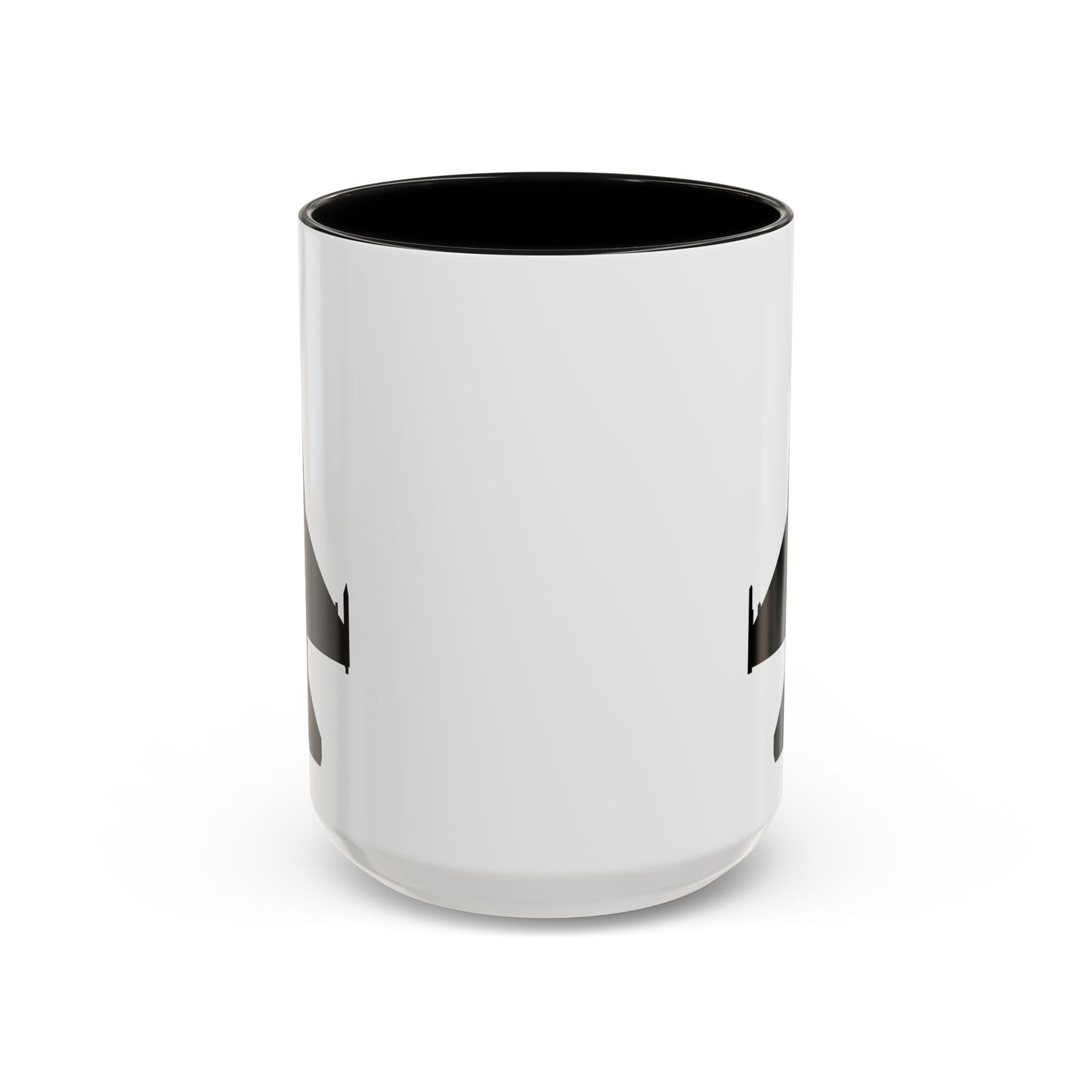 Accent Coffee Mug (11oz & 15oz) - Aircraft - F-16 -Top - Black wo Txt X 300