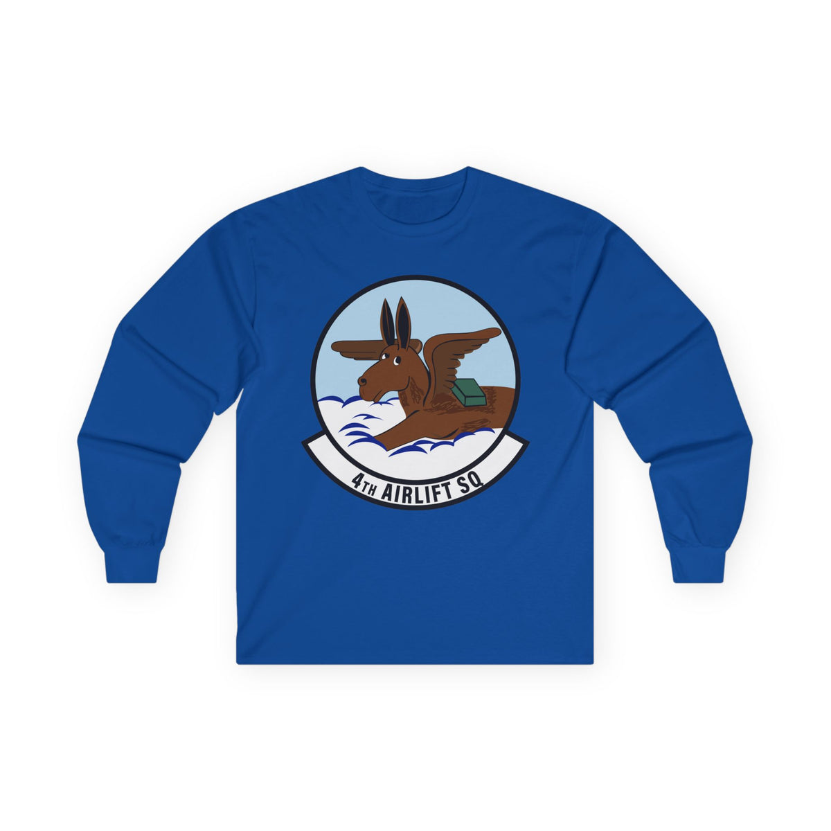 Unisex Ultra Cotton Long Sleeve Tee - USAF - 4th Airlift Squadron wo txt X 300